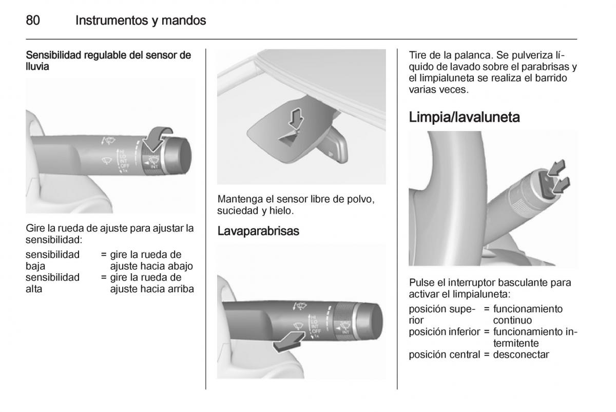 Opel Corsa E manual del propietario / page 82