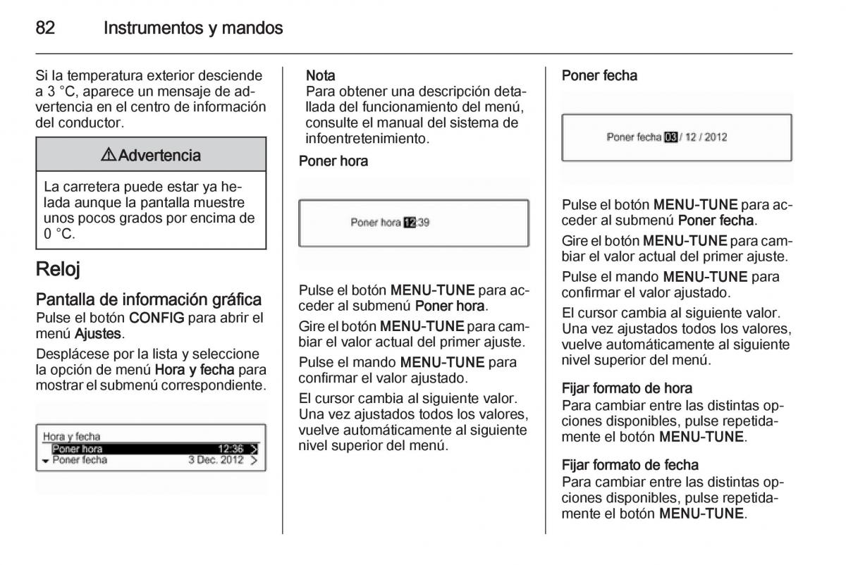 Opel Corsa E manual del propietario / page 84