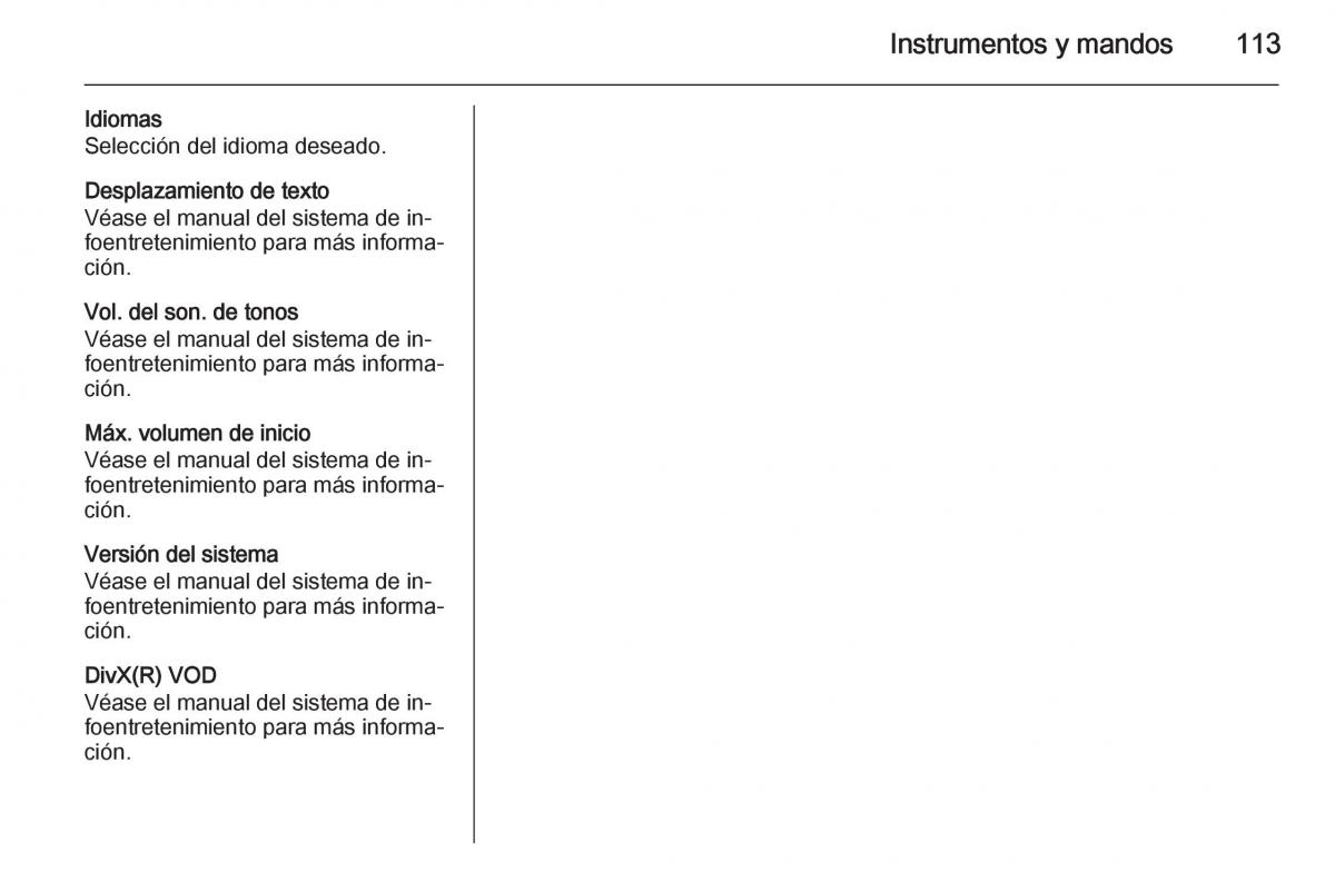 Opel Corsa E manual del propietario / page 115