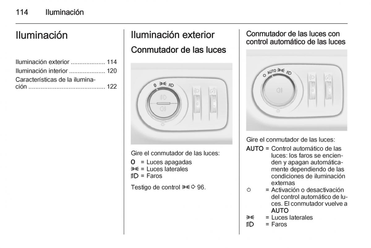 Opel Corsa E manual del propietario / page 116