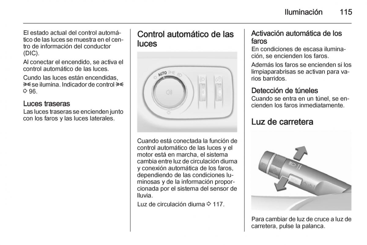 Opel Corsa E manual del propietario / page 117