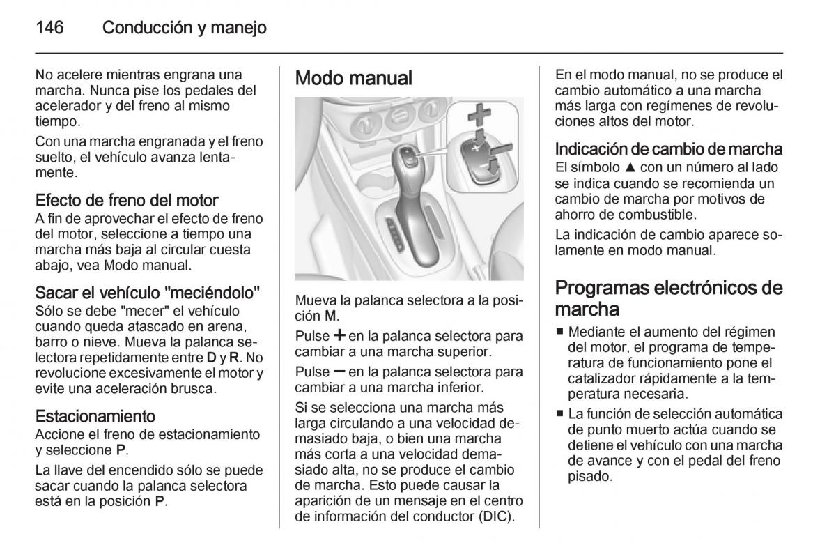 Opel Corsa E manual del propietario / page 148