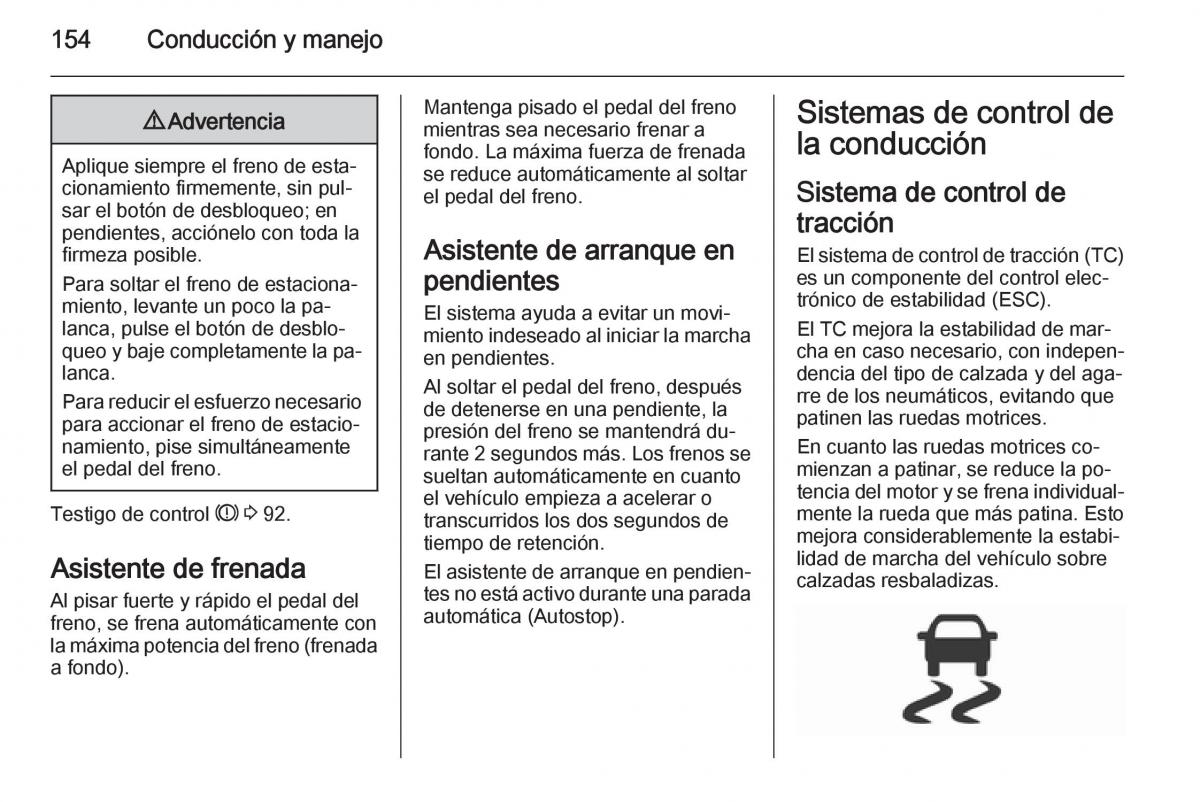 Opel Corsa E manual del propietario / page 156