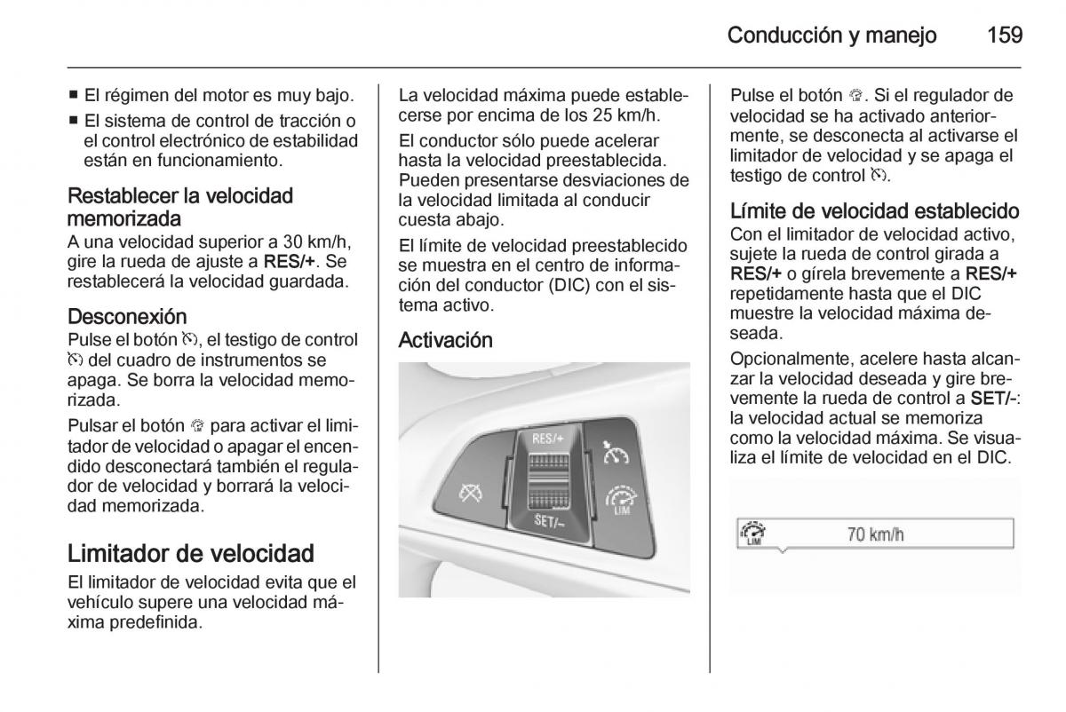 Opel Corsa E manual del propietario / page 161