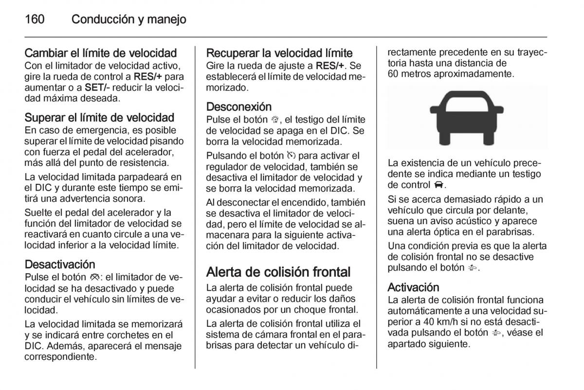 Opel Corsa E manual del propietario / page 162