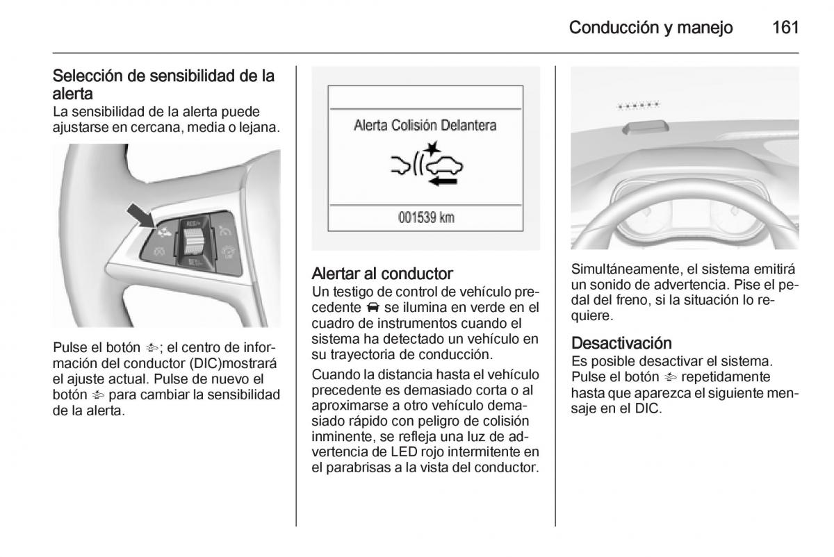 Opel Corsa E manual del propietario / page 163