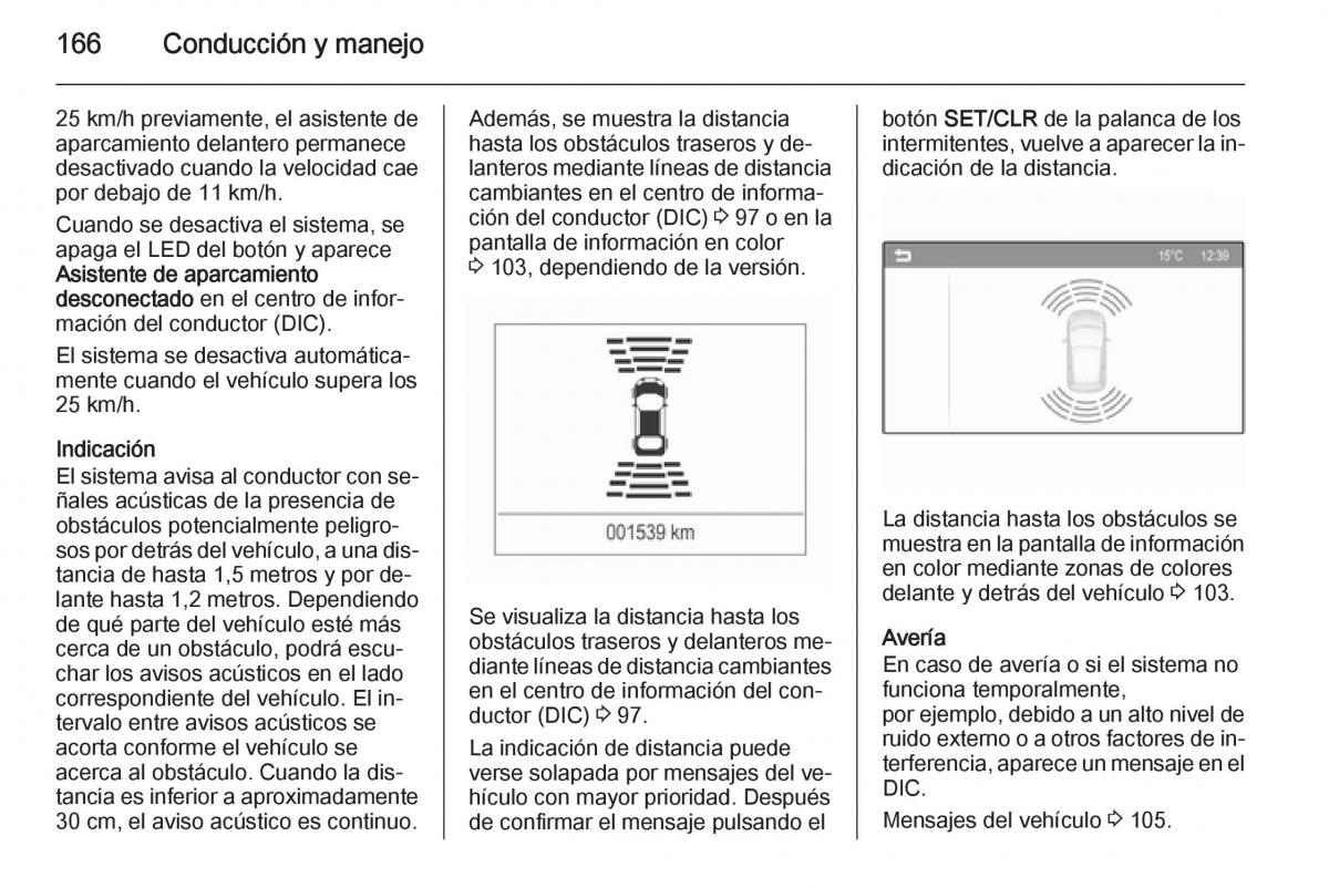 Opel Corsa E manual del propietario / page 168