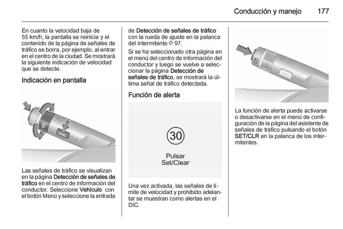 Opel Corsa E manual del propietario / page 179