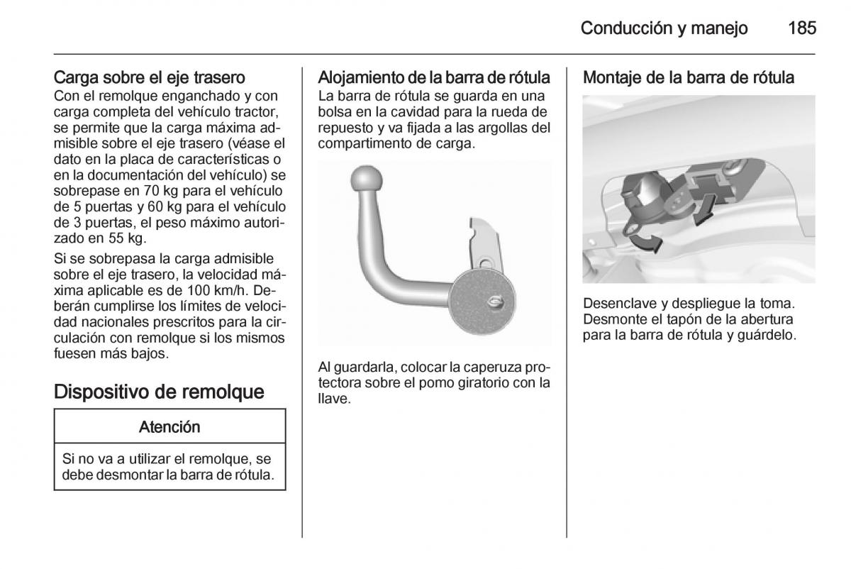 Opel Corsa E manual del propietario / page 187