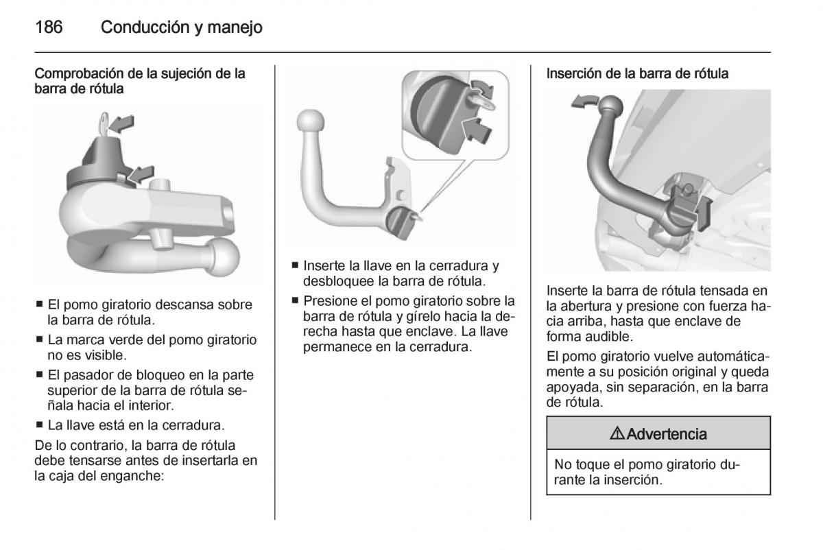 Opel Corsa E manual del propietario / page 188