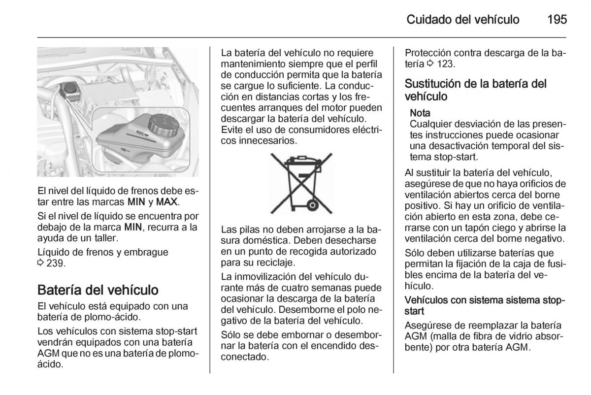 Opel Corsa E manual del propietario / page 197