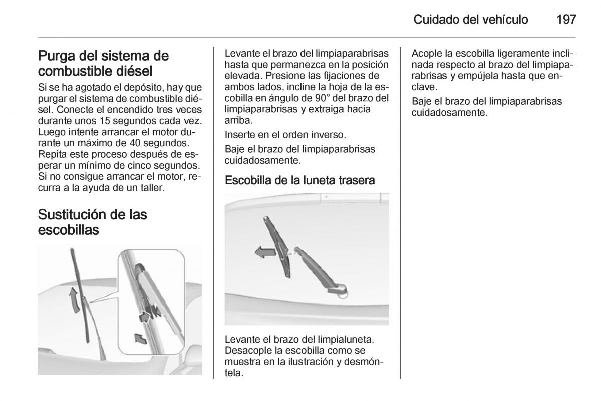 Opel Corsa E manual del propietario / page 199