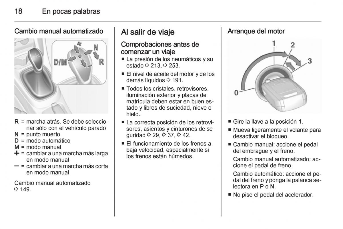 Opel Corsa E manual del propietario / page 20