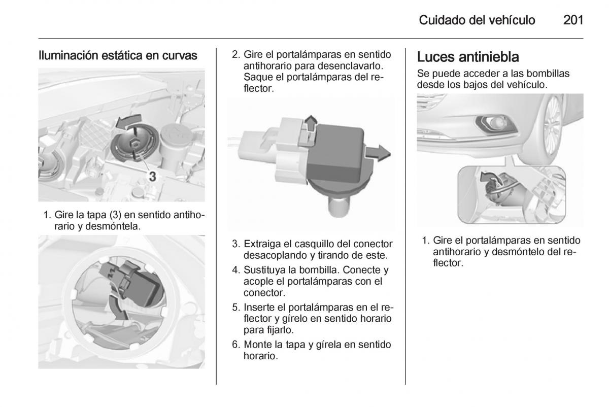 Opel Corsa E manual del propietario / page 203