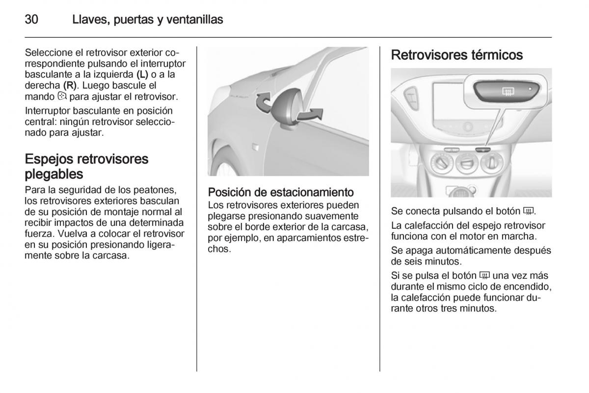 Opel Corsa E manual del propietario / page 32