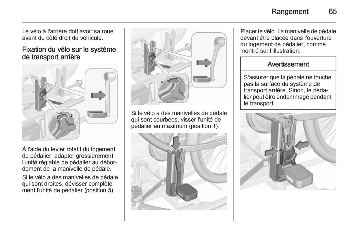 Opel Corsa E manuel du proprietaire / page 67