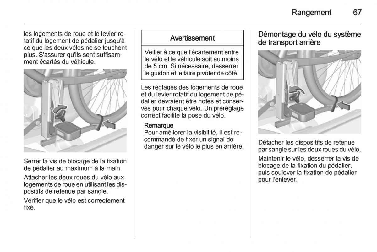 Opel Corsa E manuel du proprietaire / page 69