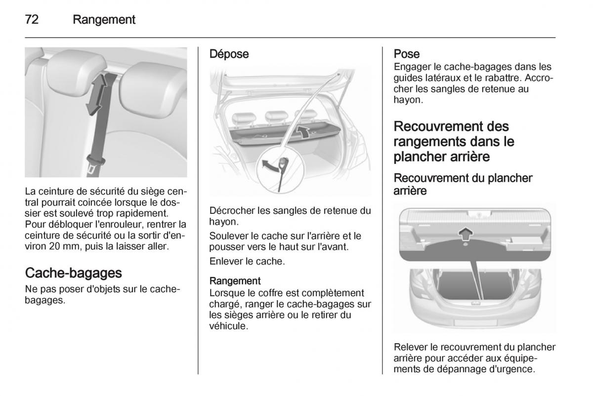 Opel Corsa E manuel du proprietaire / page 74