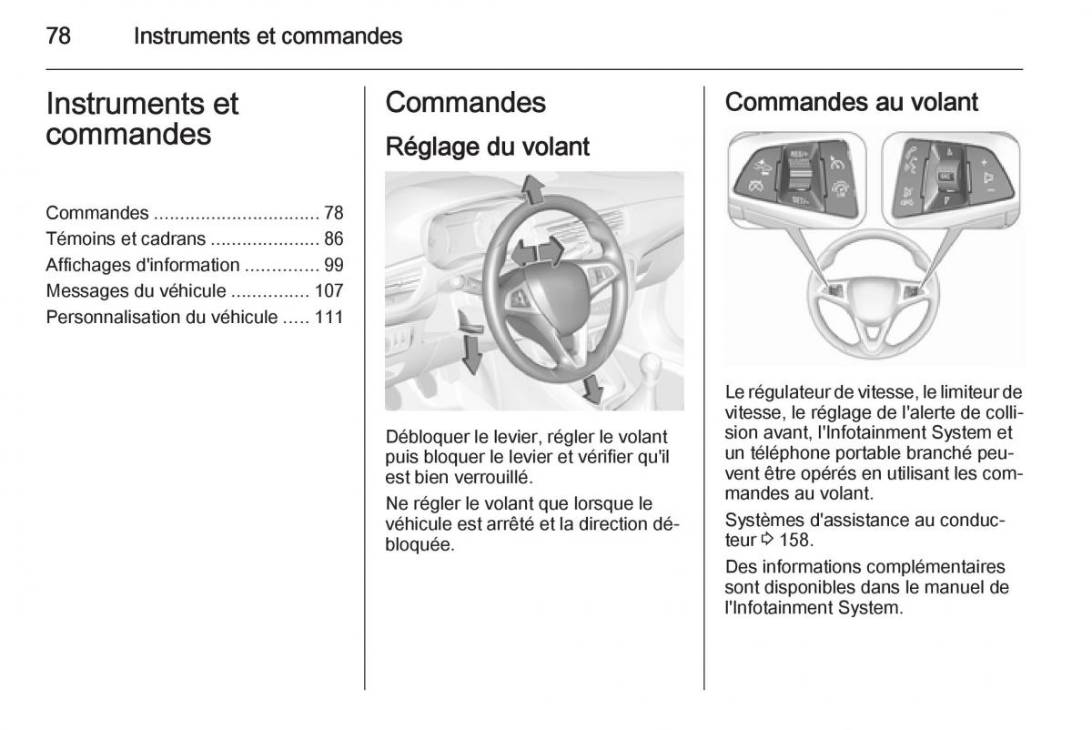 Opel Corsa E manuel du proprietaire / page 80