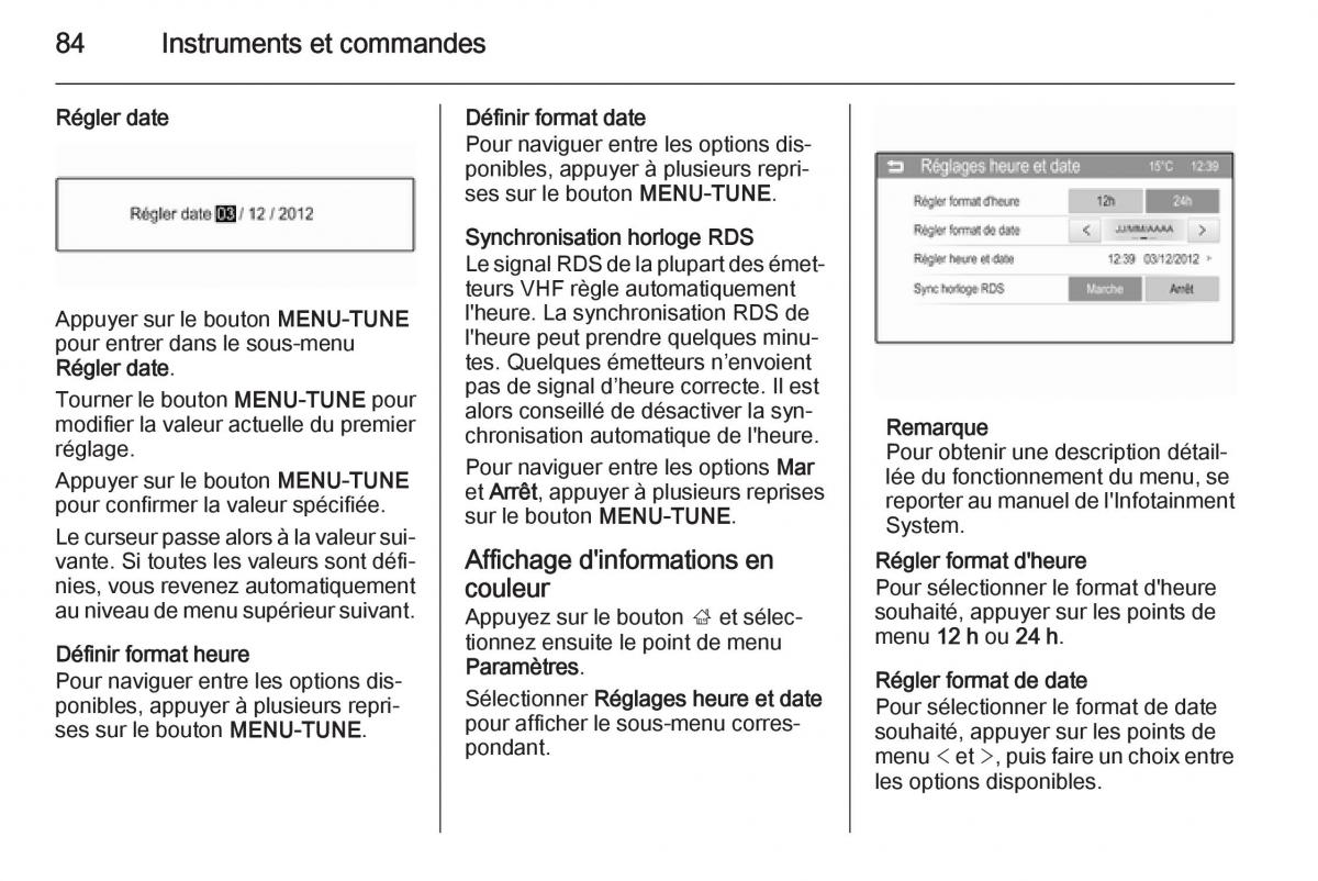 Opel Corsa E manuel du proprietaire / page 86