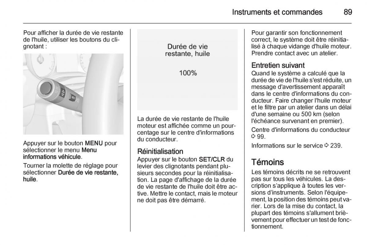 Opel Corsa E manuel du proprietaire / page 91