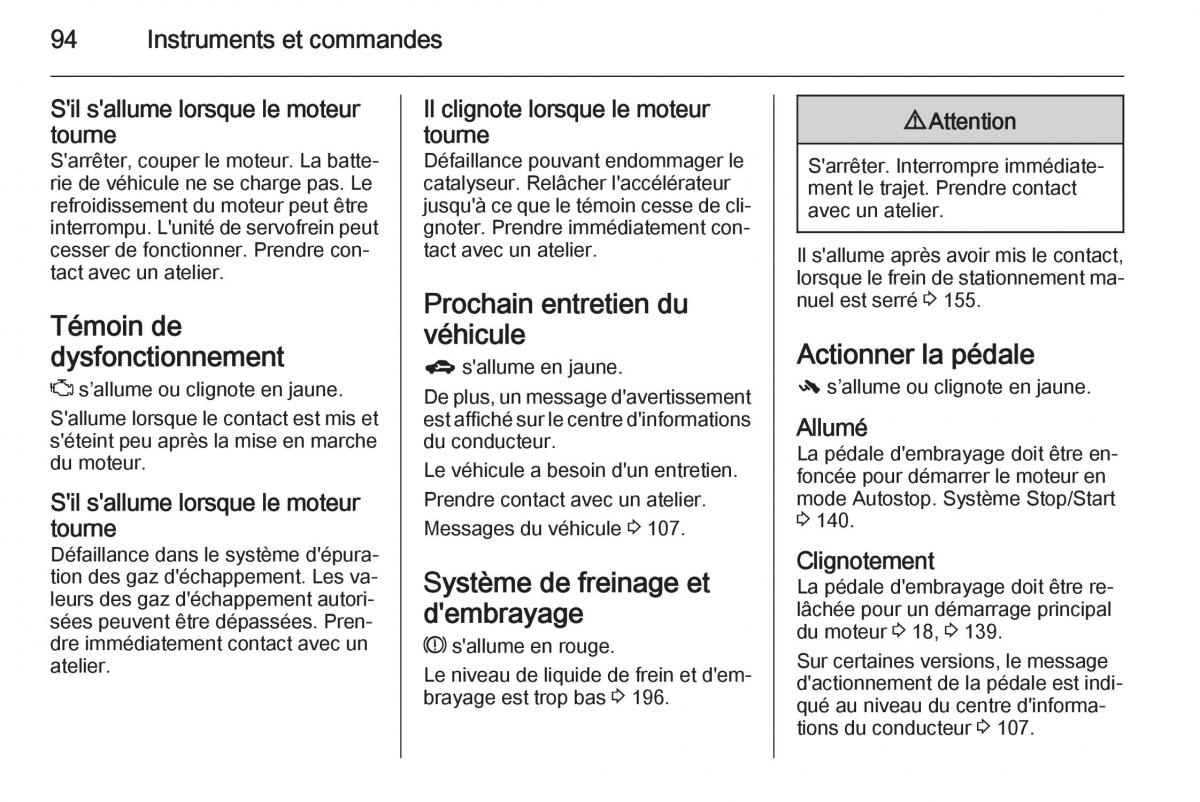 Opel Corsa E manuel du proprietaire / page 96