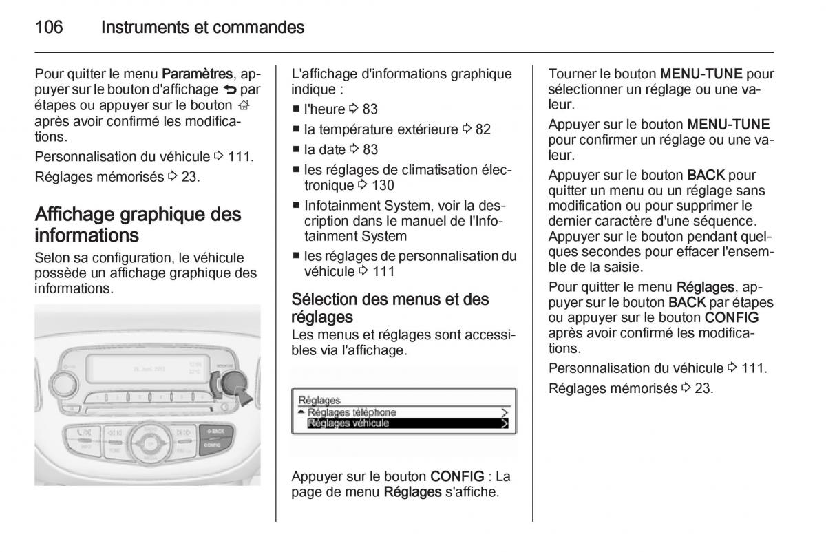 Opel Corsa E manuel du proprietaire / page 108