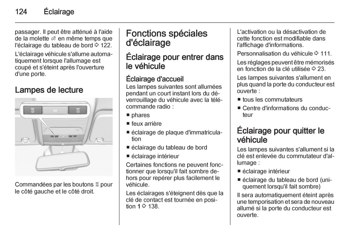 Opel Corsa E manuel du proprietaire / page 126