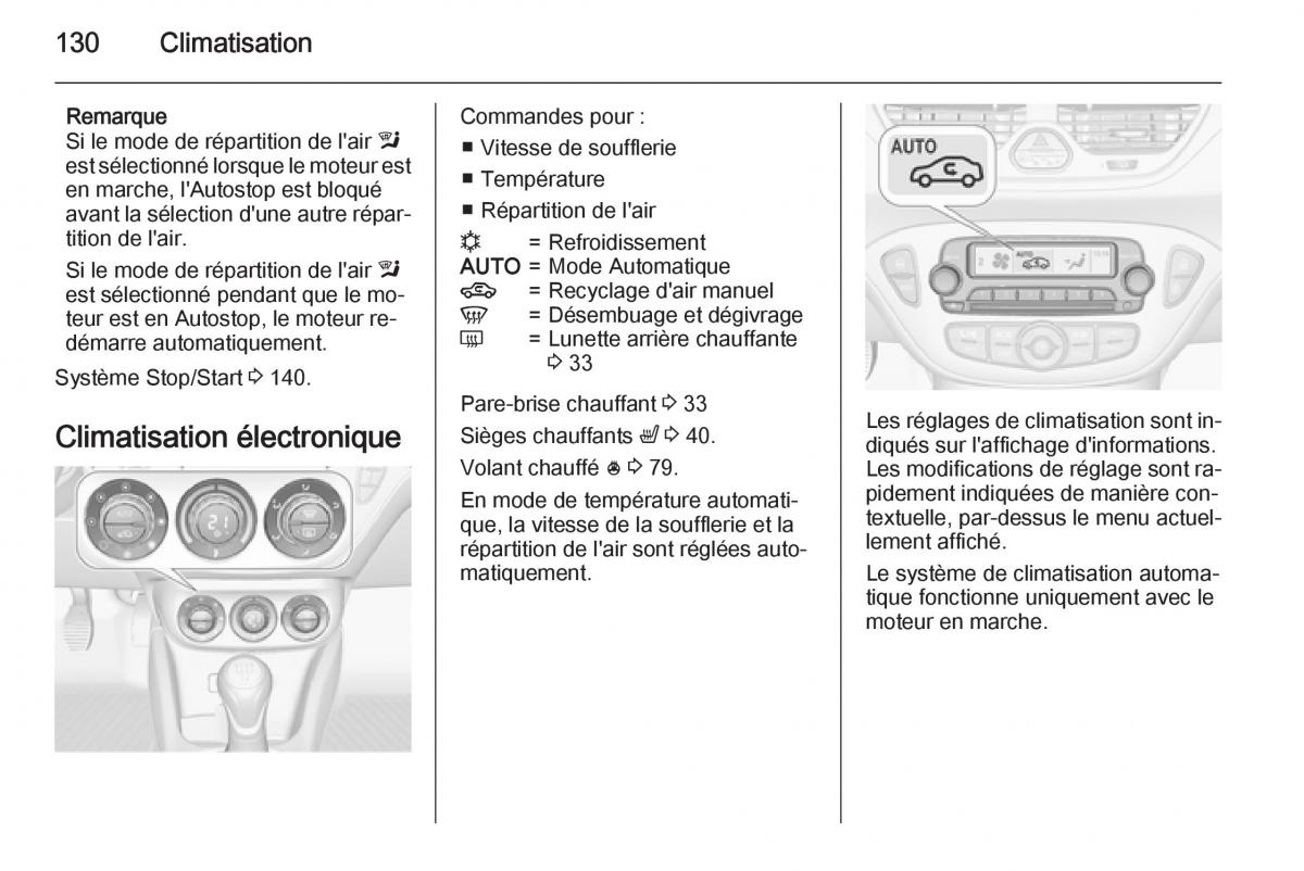 Opel Corsa E manuel du proprietaire / page 132