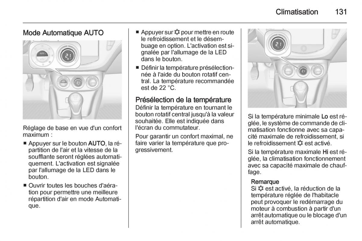 Opel Corsa E manuel du proprietaire / page 133