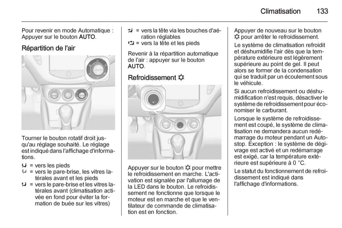 Opel Corsa E manuel du proprietaire / page 135