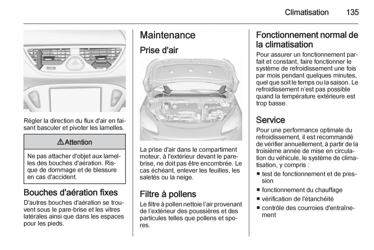 Opel Corsa E manuel du proprietaire / page 137