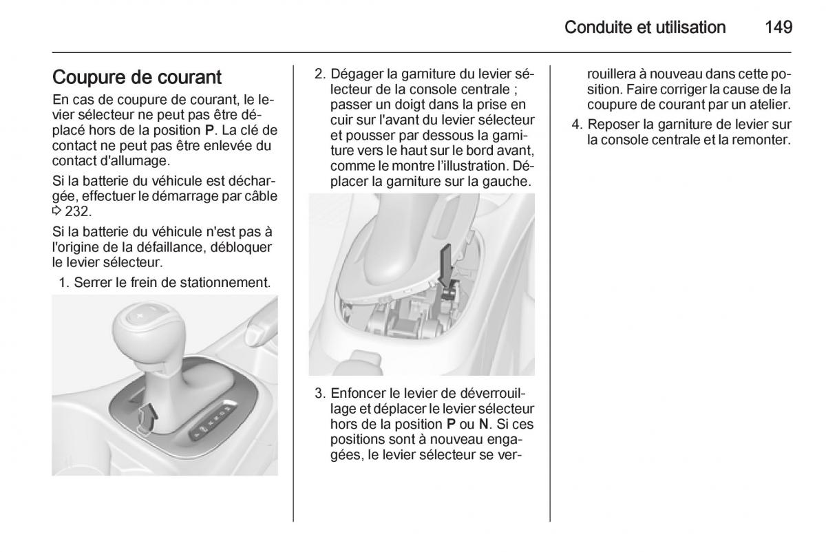 Opel Corsa E manuel du proprietaire / page 151