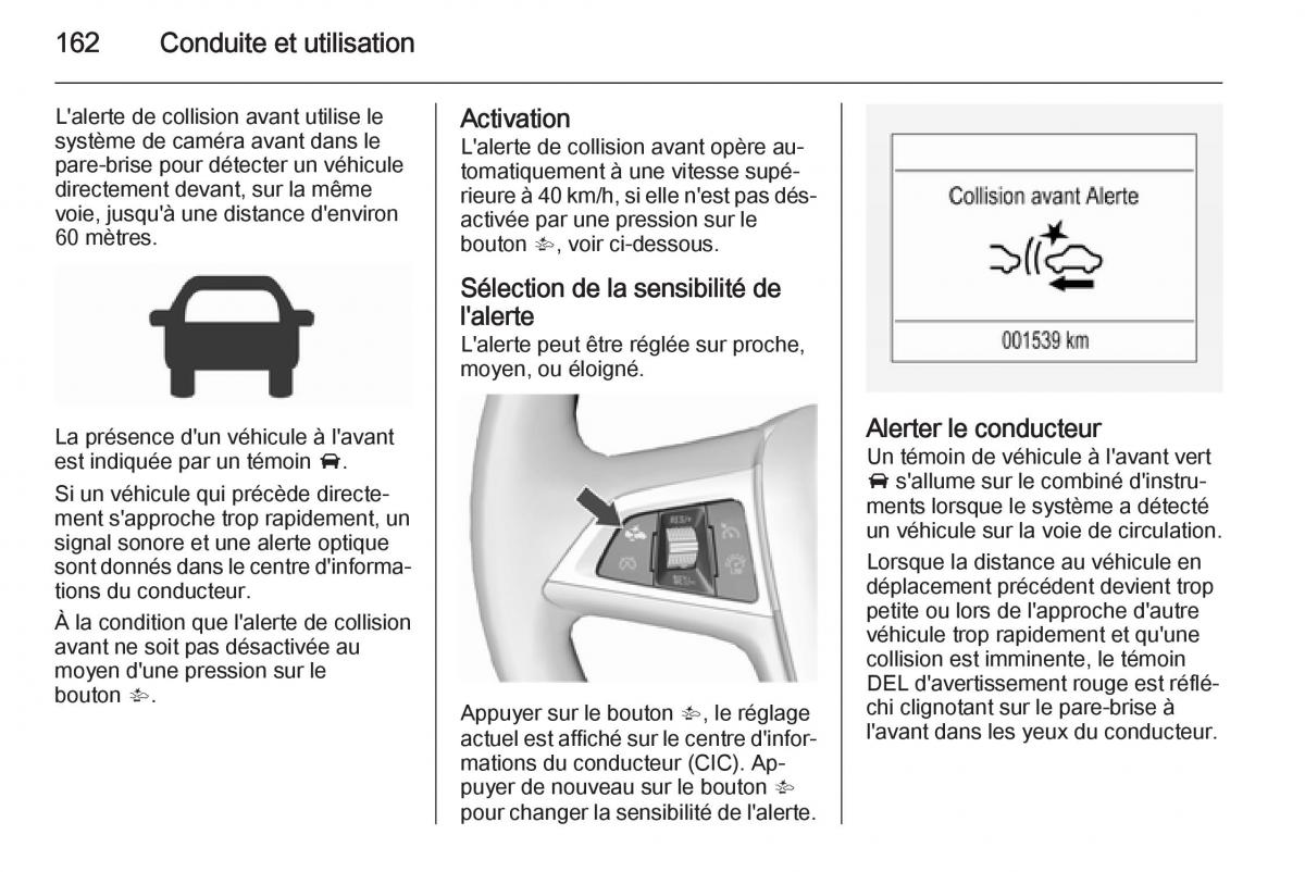 Opel Corsa E manuel du proprietaire / page 164