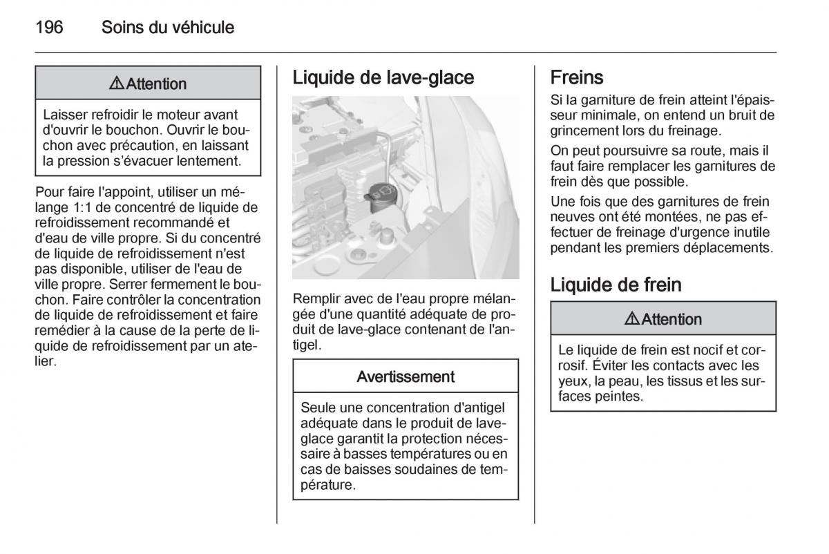 Opel Corsa E manuel du proprietaire / page 198