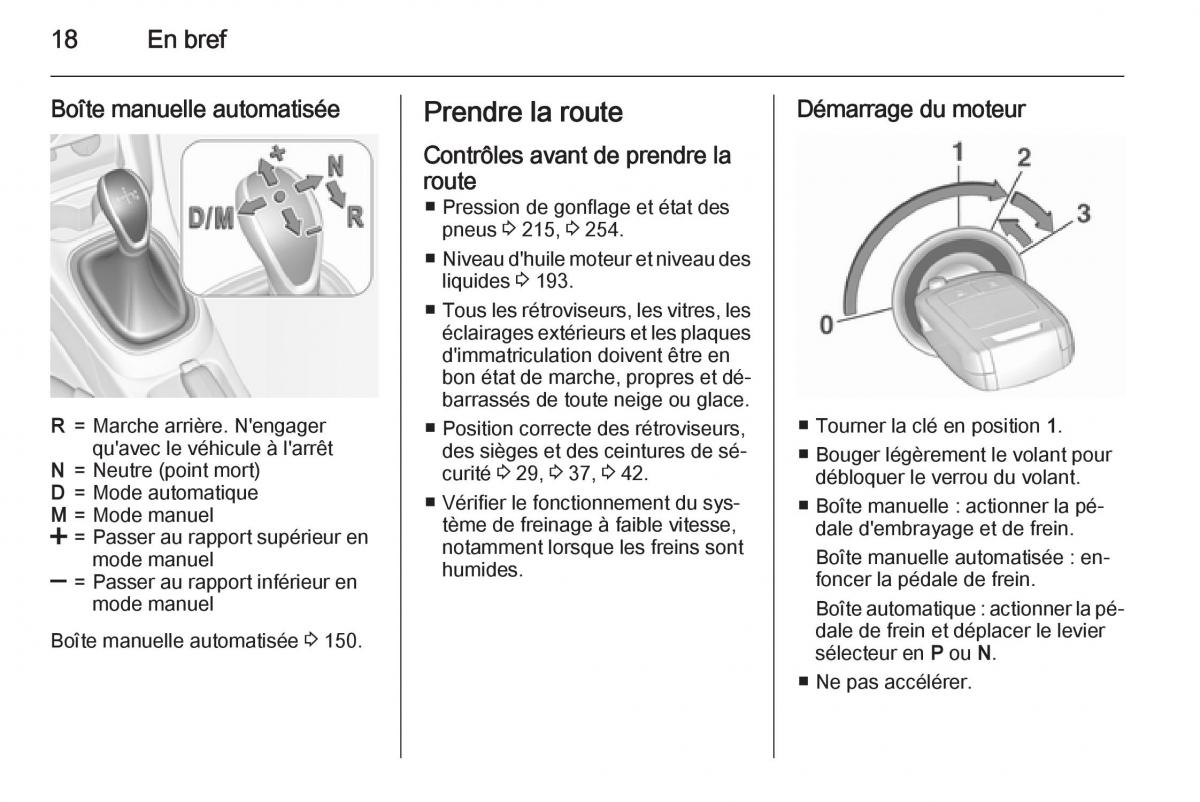 Opel Corsa E manuel du proprietaire / page 20