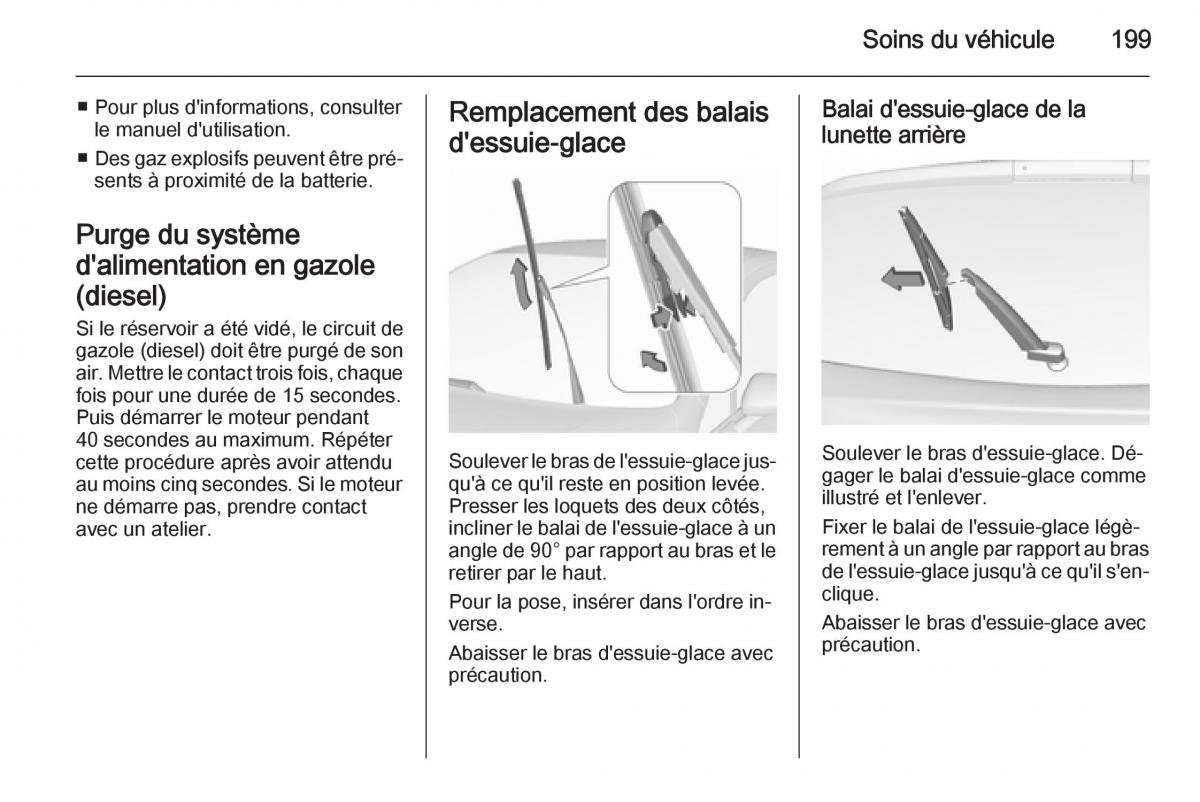 Opel Corsa E manuel du proprietaire / page 201