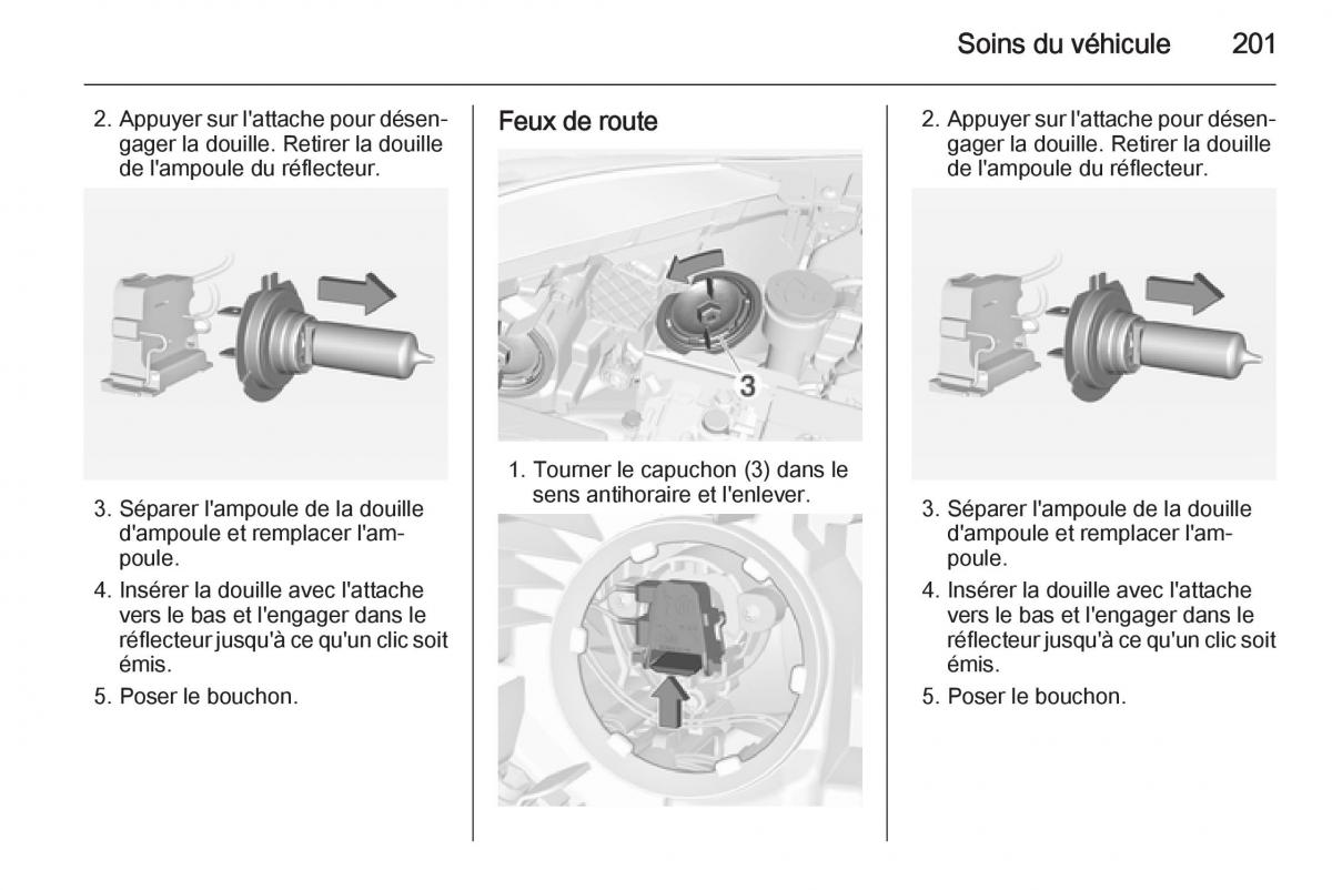 Opel Corsa E manuel du proprietaire / page 203