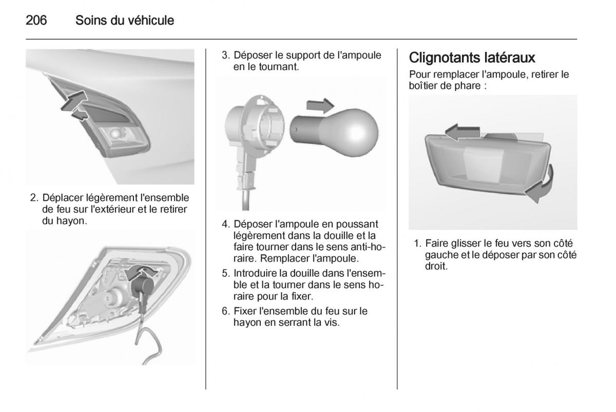 Opel Corsa E manuel du proprietaire / page 208