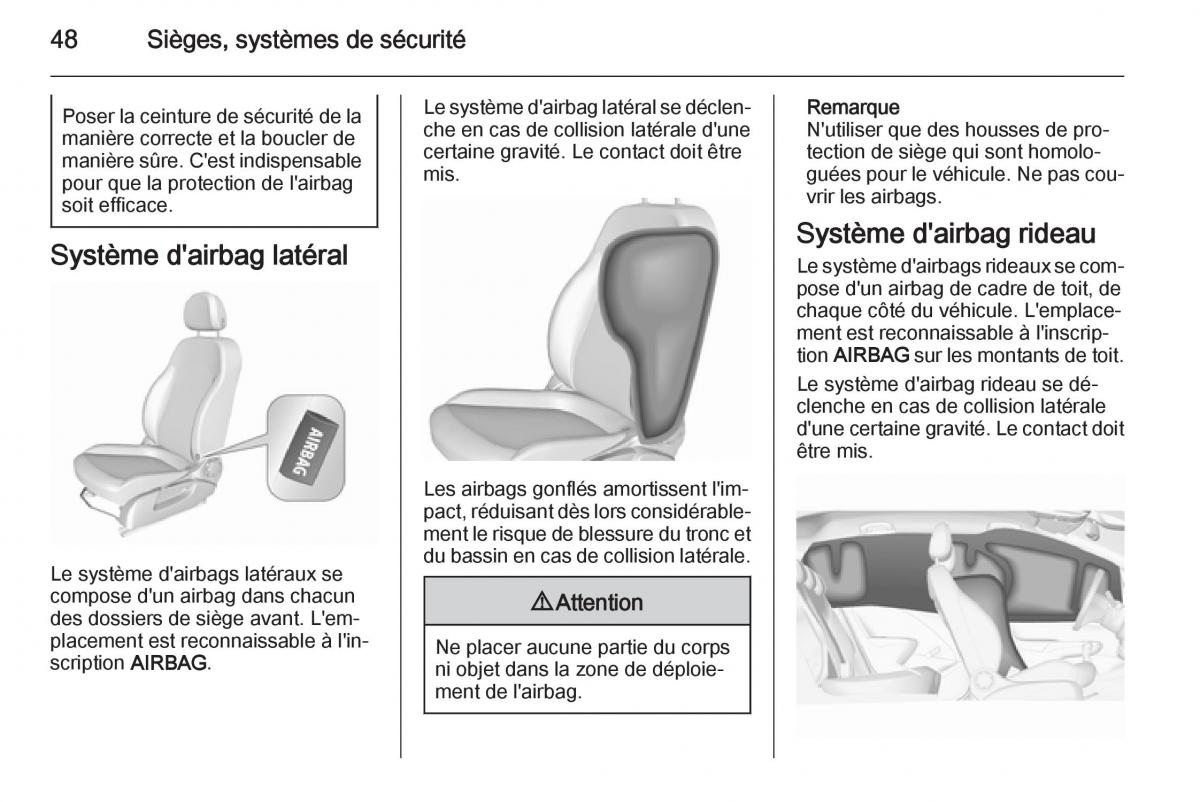 Opel Corsa E manuel du proprietaire / page 50