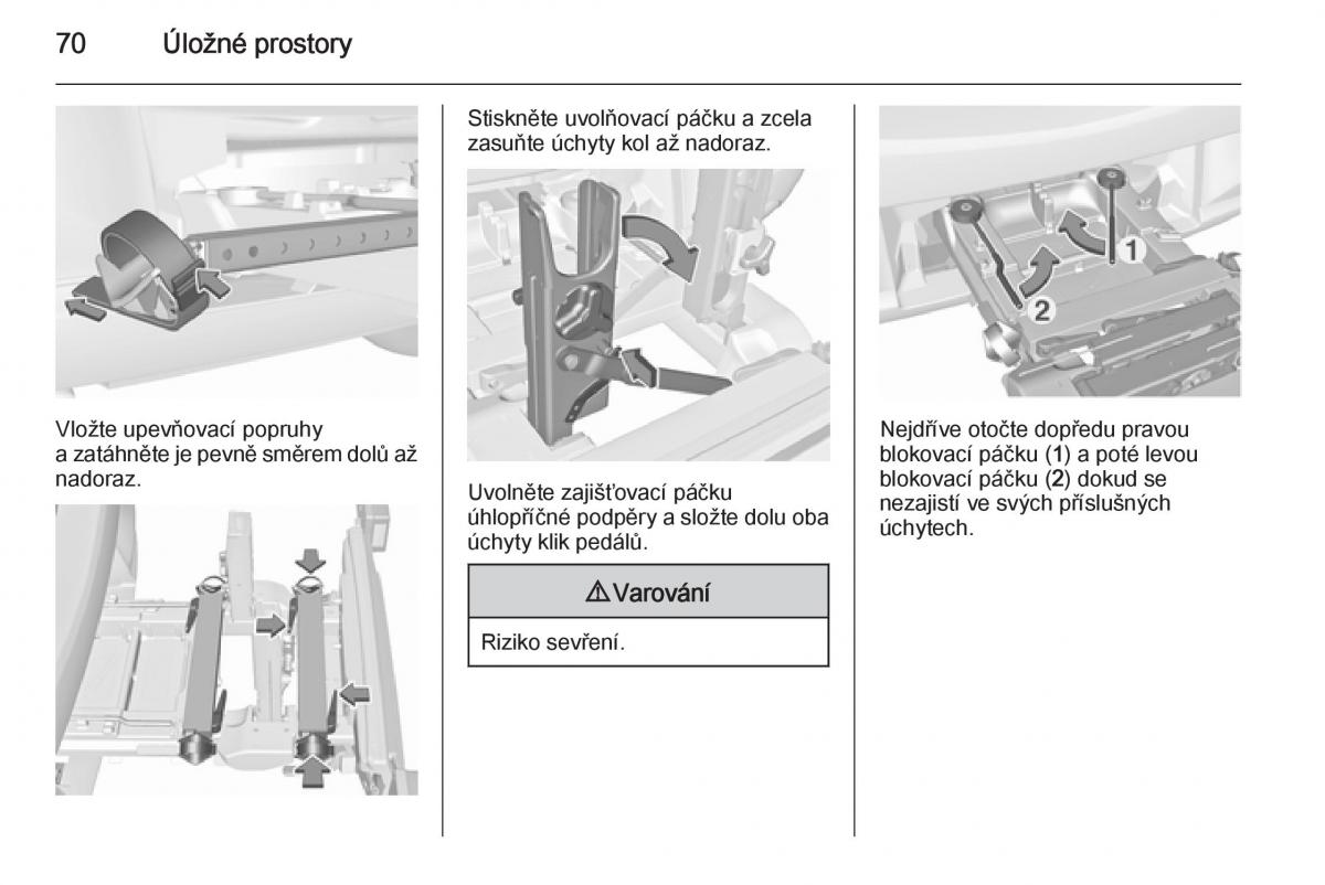 Opel Corsa E navod k obsludze / page 72