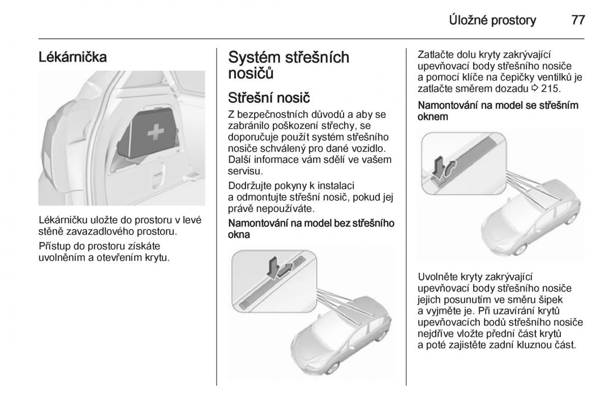 Opel Corsa E navod k obsludze / page 79