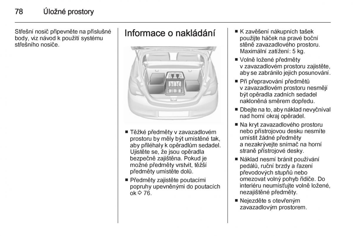 Opel Corsa E navod k obsludze / page 80