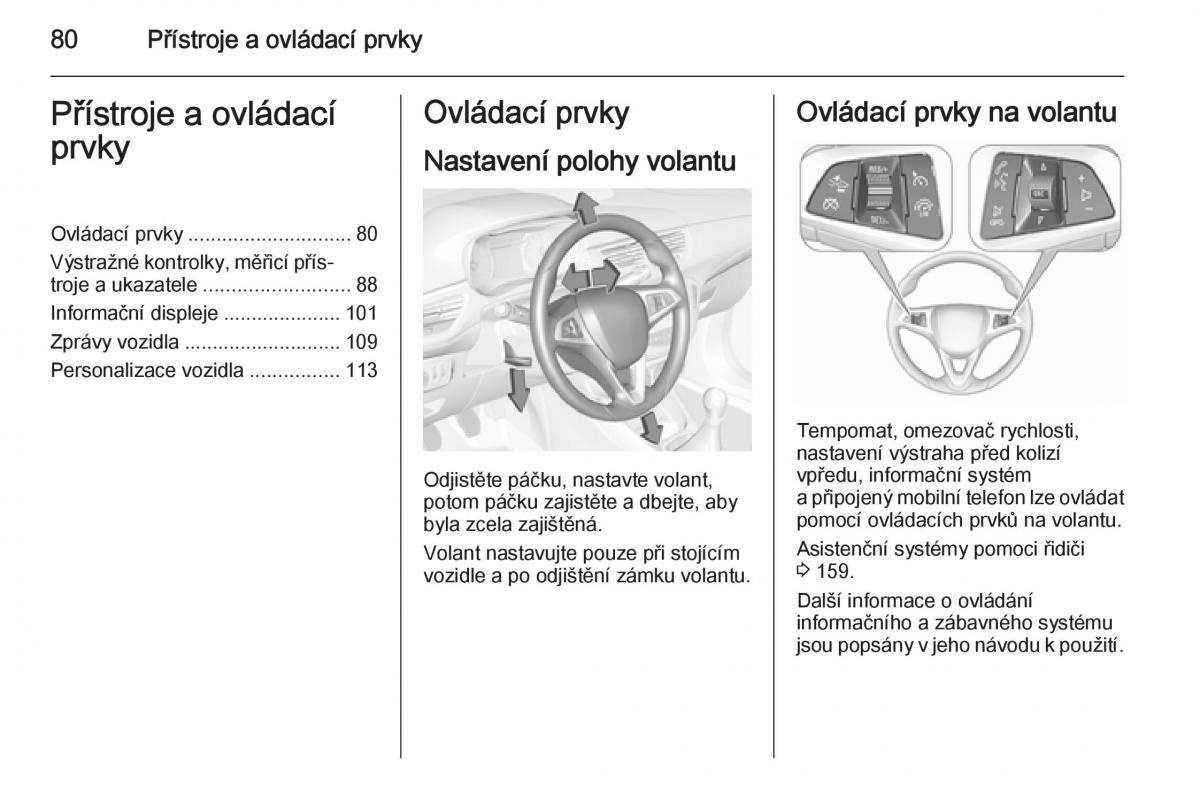 Opel Corsa E navod k obsludze / page 82