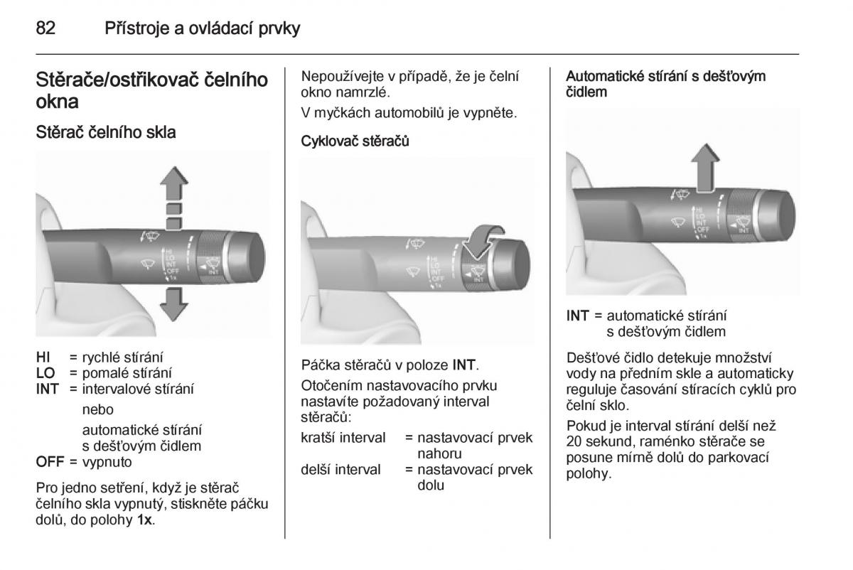 Opel Corsa E navod k obsludze / page 84