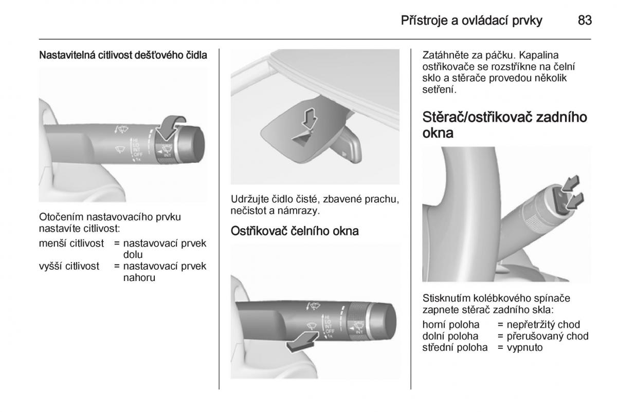 Opel Corsa E navod k obsludze / page 85