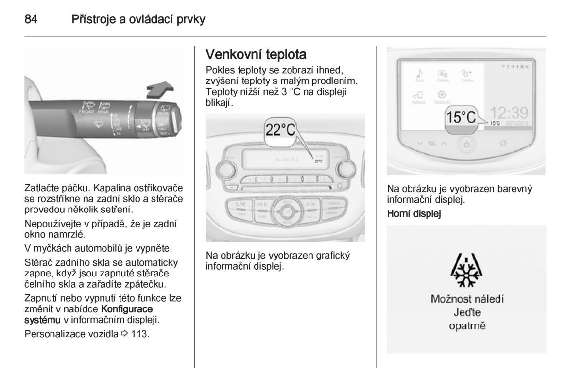 Opel Corsa E navod k obsludze / page 86