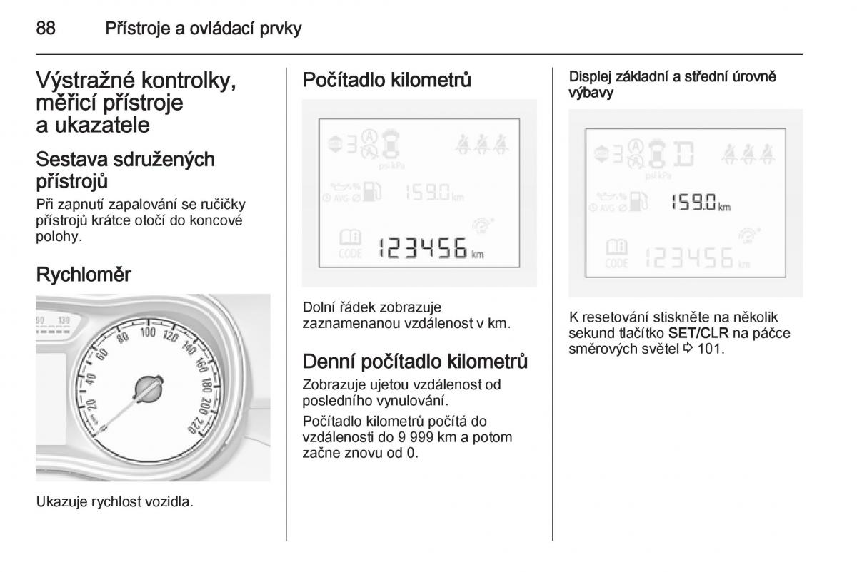 Opel Corsa E navod k obsludze / page 90