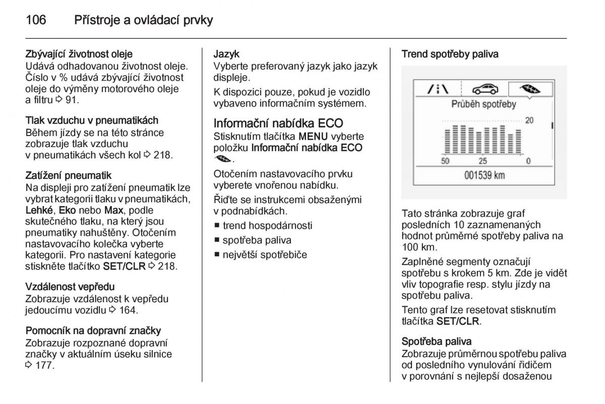 Opel Corsa E navod k obsludze / page 108