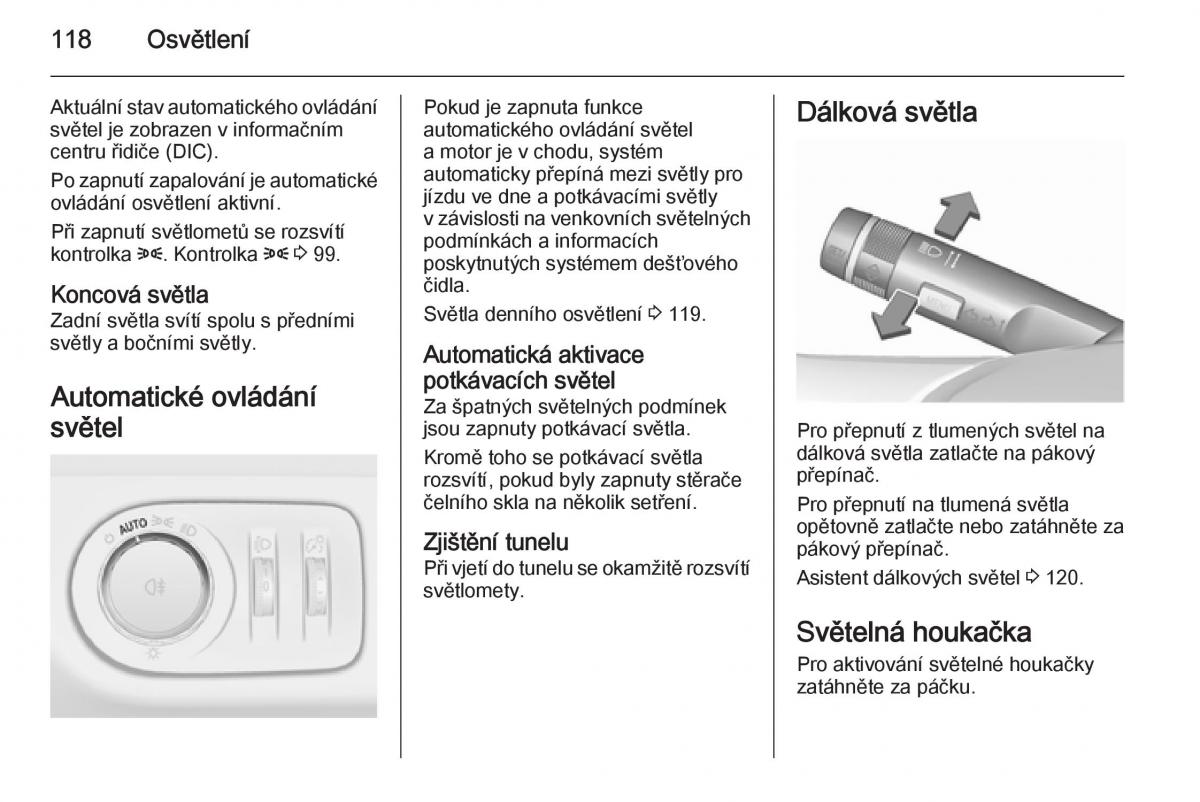 Opel Corsa E navod k obsludze / page 120